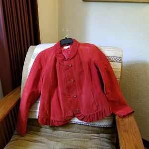 100% real pig skin vintage leather jacket